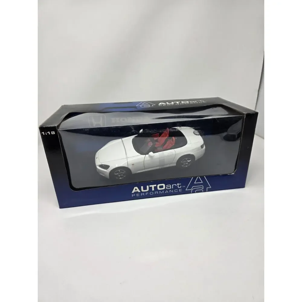 Autoart 1/18 Honda S2000 RHD White Mini Car New American Version In Box